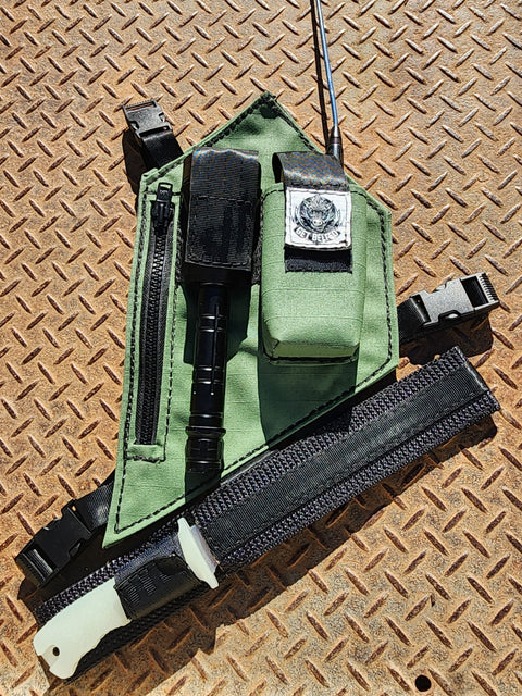 Chest Holster with Torch Pouch & Knife Sheath