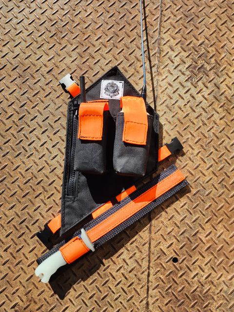 GPS Chest Holster with Knife Sheath
