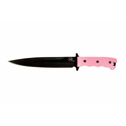 Tassie Tiger Pig Sticker Pink Handle